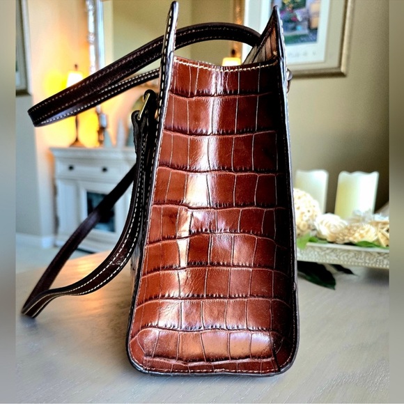 Dooney and Bourke Charlotte Croc Embossed Tote NWT - Picture 8 of 15
